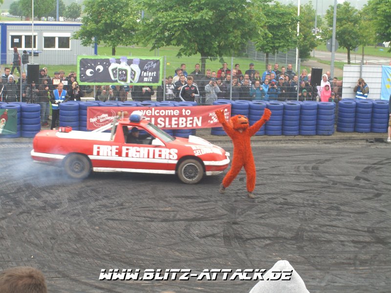 Burnout - Opeltreffen Oschersleben 2013